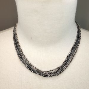 Silpada Four Chain Necklace, Sterling Silver
